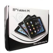 Android 2.2 Tablet PC w / WiFi/TF/30pin USB - Branco